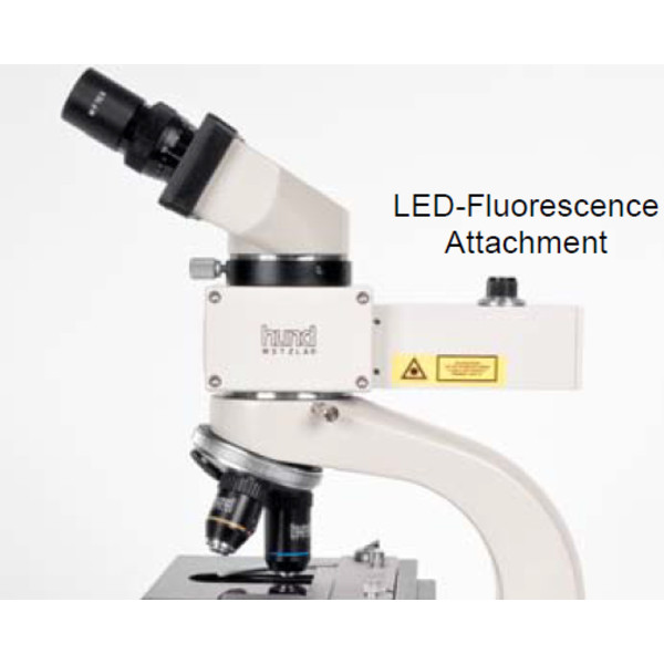 Hund Microscopio Medicus LED AFL FITC, binoculare