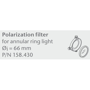 SCHOTT Set filtri polarizzatori per illuminatore anulare Ø 66 mm