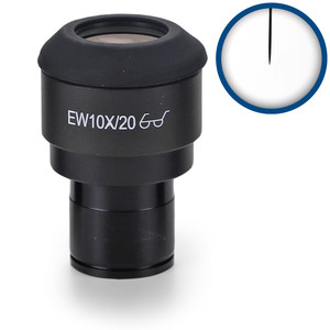 Euromex Oculare di misura IS.6010-P,  WF10x/20, pointer, microm., Ø 23,2 mm (iScope)