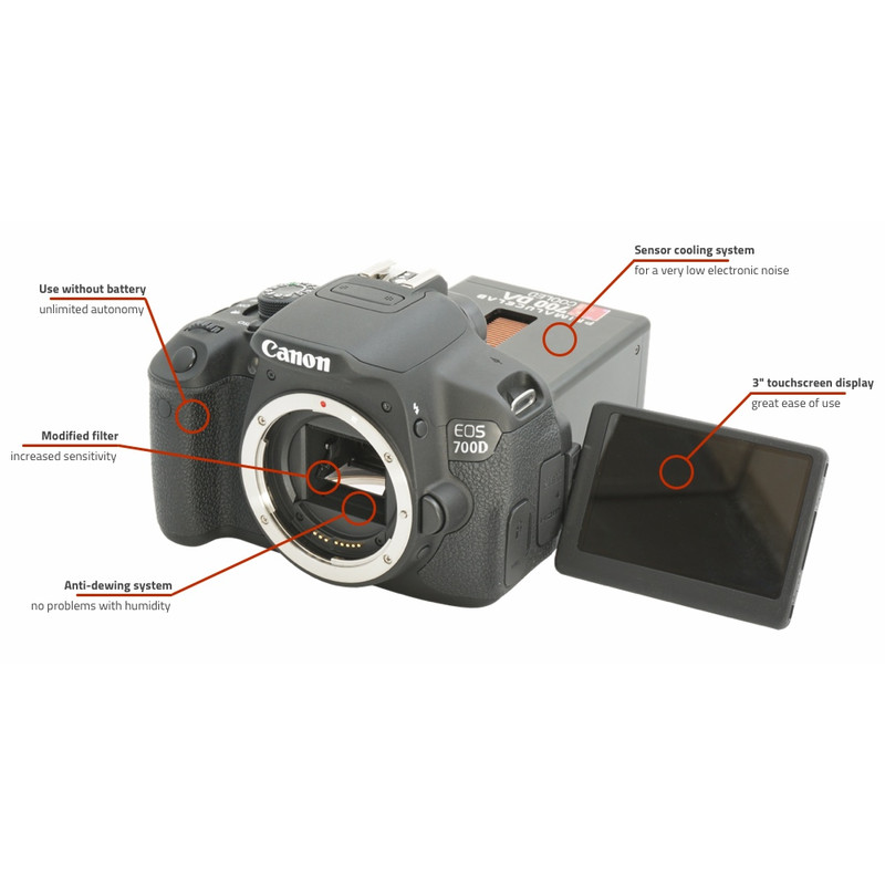 Canon Fotocamera DSLR EOS 700Da cooled