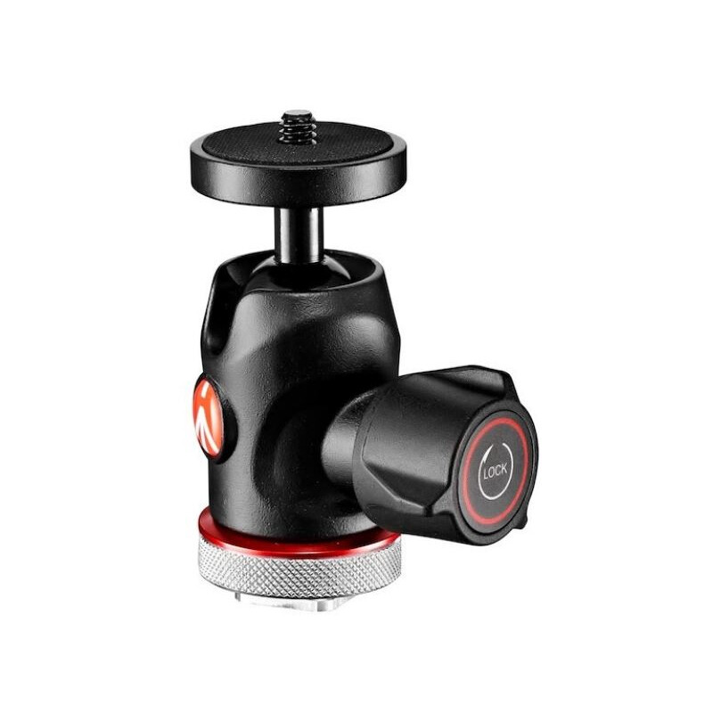 Manfrotto Treppiede- testa a sfera MH492LCD-BH Micro with hot shoe