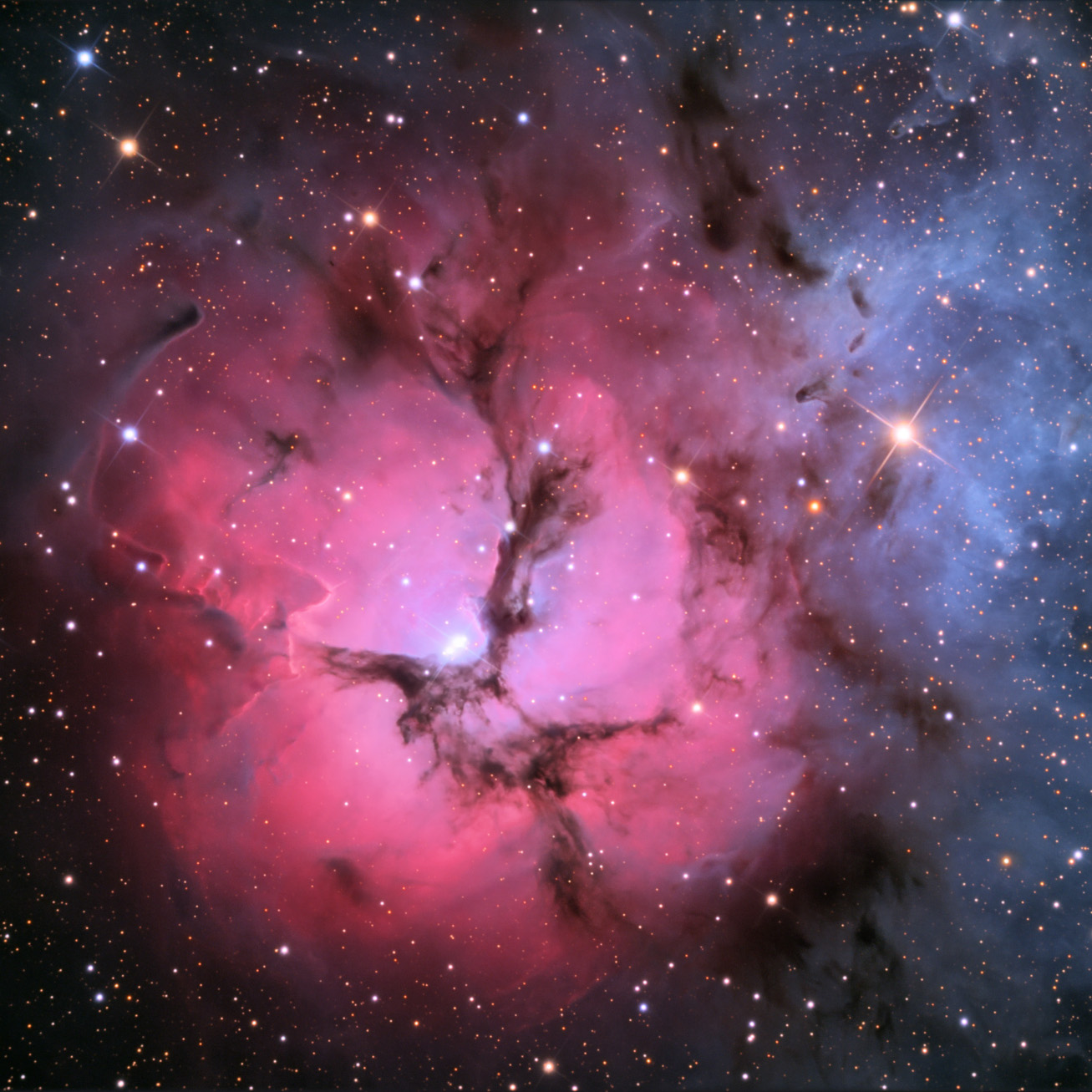 La nebulosa Trifida