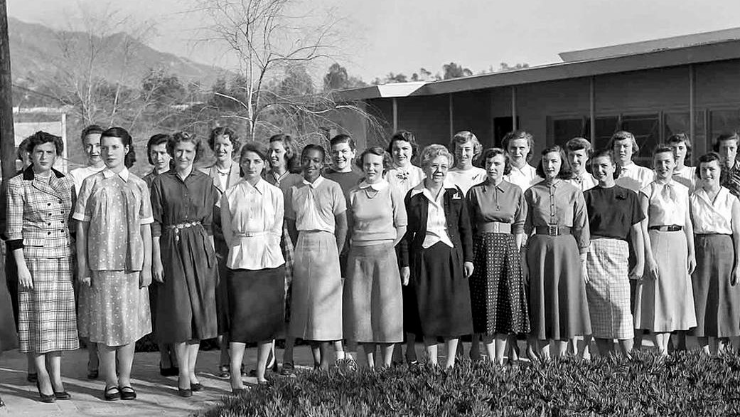 Le "computresses" al campus JPL nel 1953; © NASA/JPL-Caltech