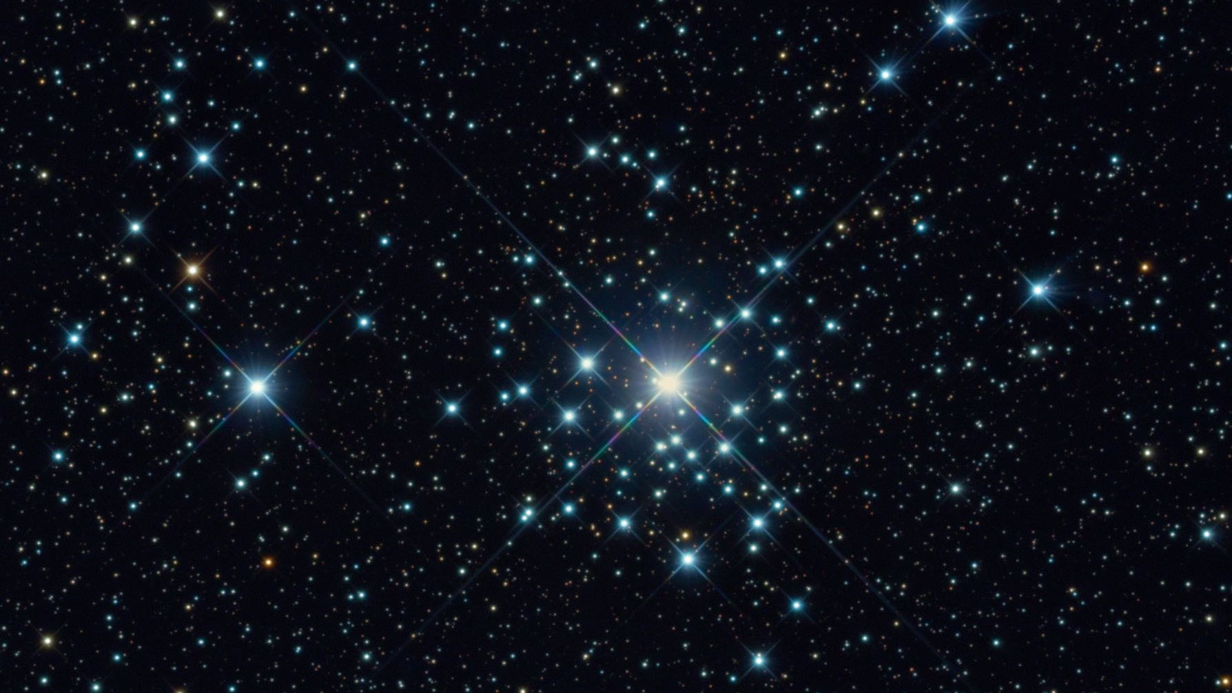 L'ammasso NGC 2362 nella costellazione del Cane Maggiore ripreso con un telescopio RC 20 pollici e lunghezza focale 4492 mm.
Bernhard Hubl il team CEDIC/CCD Guide