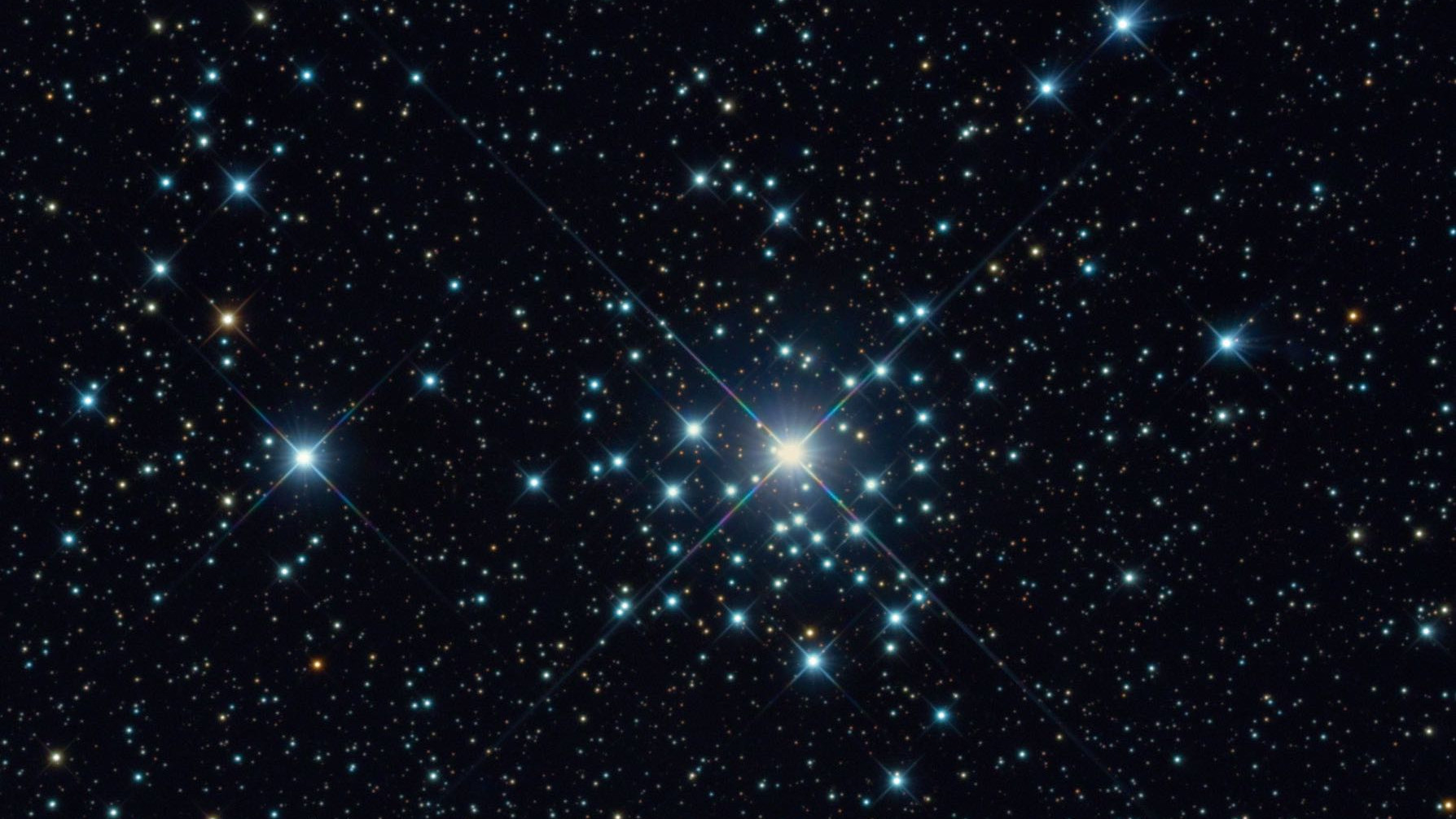 L'ammasso NGC 2362 nella costellazione del Cane Maggiore ripreso con un telescopio RC 20 pollici e lunghezza focale 4492 mm.
Bernhard Hubl il team CEDIC/CCD Guide