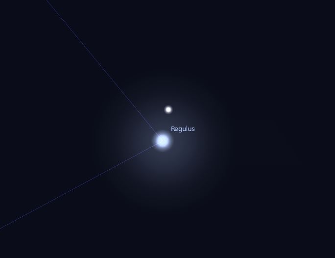 Regolo è tra le stelle doppie meno osservate