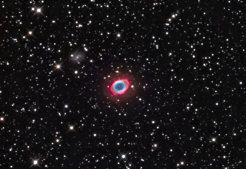 La stupenda nebulosa Anello, foto: Carlos Malagón