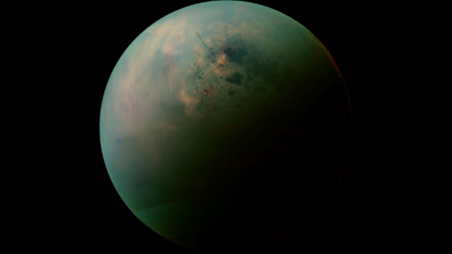 Titano, una luna di Saturno (foto: NASA / JPL University of Arizona)
