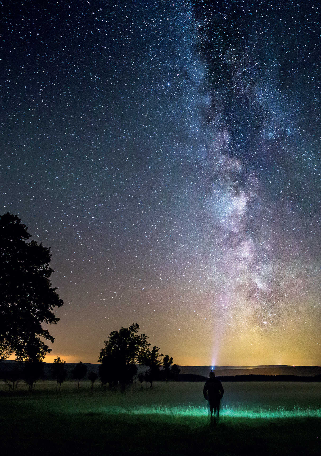 Osservare la Via Lattea è sempre un'esperienza indimenticabile.
Verso il centro, appare particolarmente luminosa. Oliver Henze