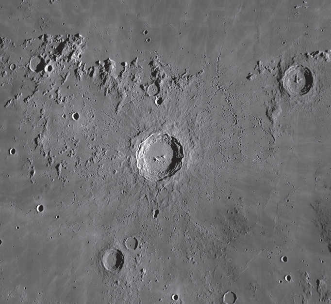 Copernico è uno dei crateri più appariscenti NASA/GSFC/Arizona State University