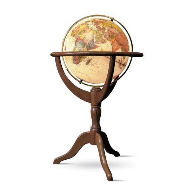 Räthgloben 1917 Globo da terra PAL 50 55, design antico