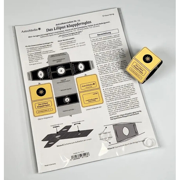 AstroMedia Kit Das Liliput Klappfernglas