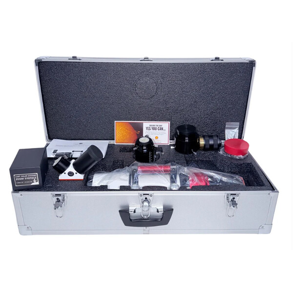 Lunt Solar Systems Telescopio Solare ST 80/560 LS80MT Ha B1800 PT DS Premium Kit