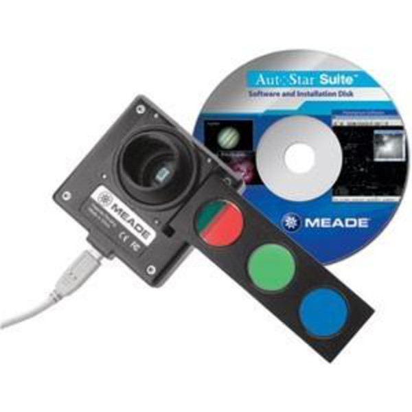 Meade DSI II PRO Deep-Sky-Kamera mit RGB-Filtersatz & Autostar Suite Software