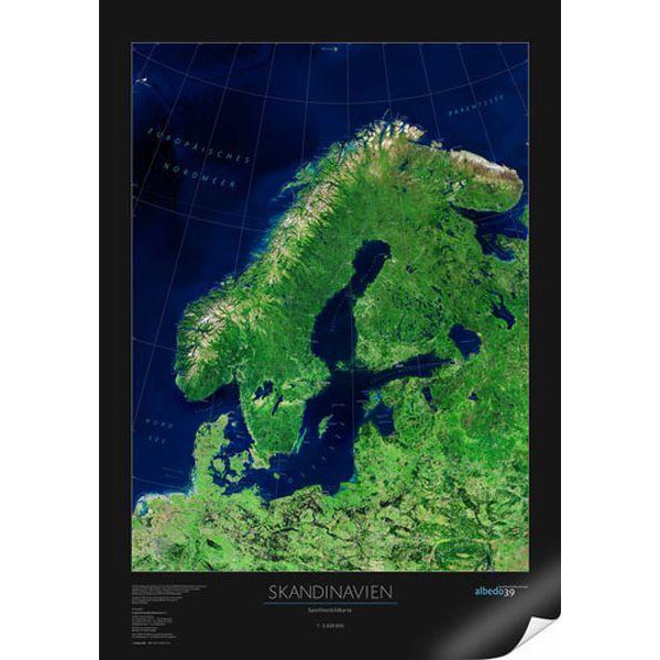 albedo 39 Mappa Regionale La Scandinavia