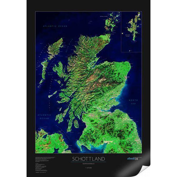albedo 39 Mappa La Scozia