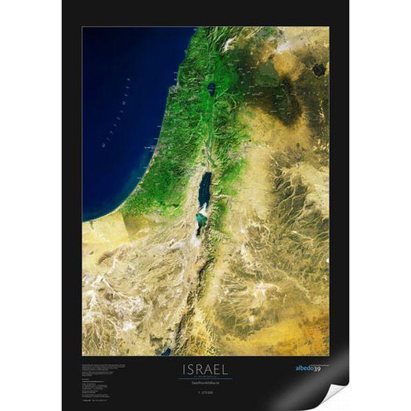albedo 39 Mappa Israele
