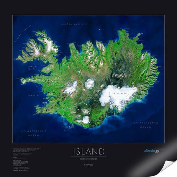 albedo 39 Mappa Islanda