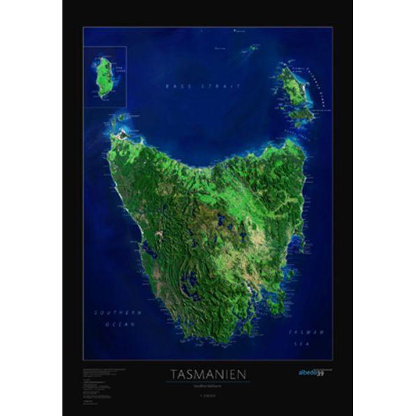 albedo 39 Mappa Tasmania