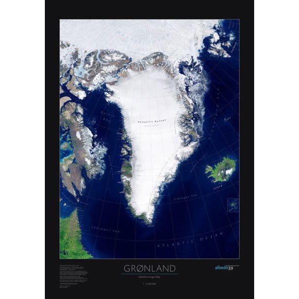 albedo 39 Mappa Groenlandia