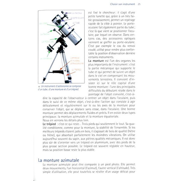 Eyrolles Libro "Guide de l'astronome débutant"