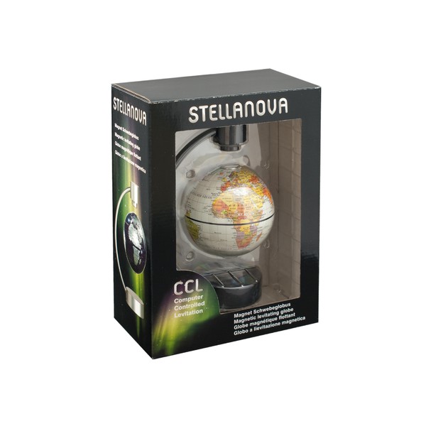 Stellanova Globo Magnetico Mappamondo sospeso Oceano bianco 10cm