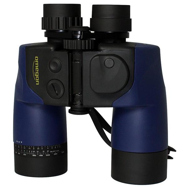 Omegon Binocolo Fernglas Seastar 7x50 mit analogem Kompass Set