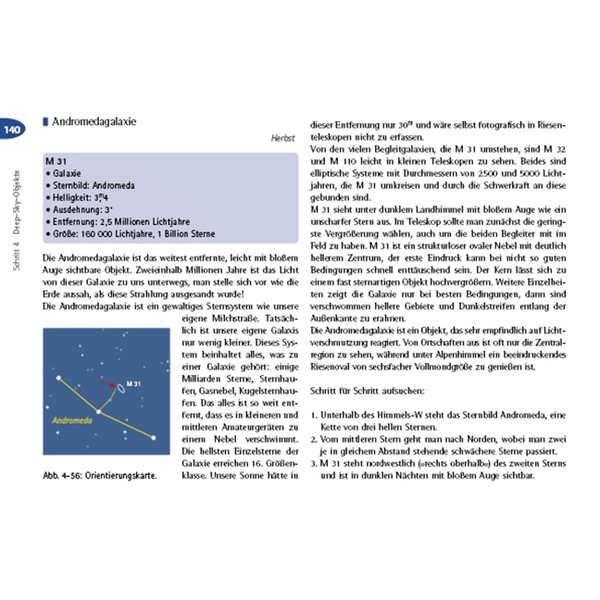 Oculum Verlag Guida al telescopio in quattro livelli
