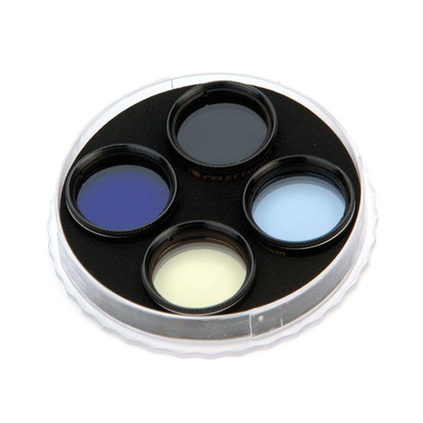 Celestron Set di filtri oculari - 1,25" (8, ND-13, 47, 82A)