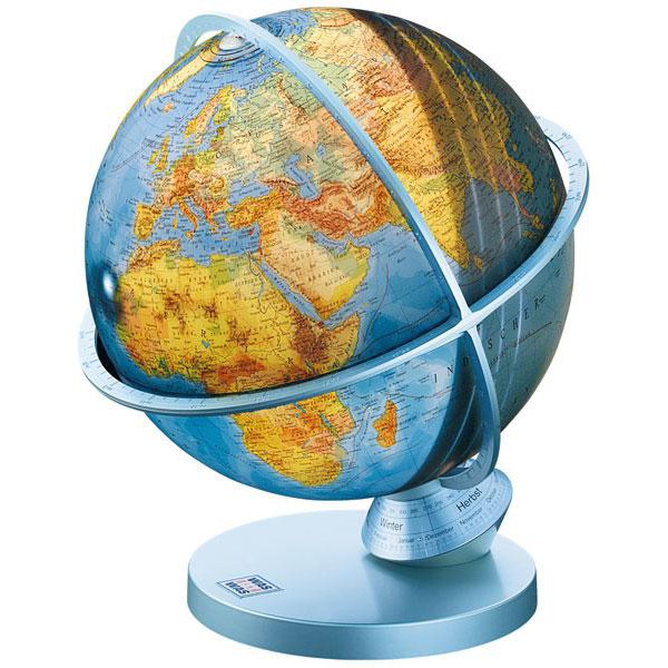 Columbus Globo per Bambini CHE COS'E' COSA Mappamondo "Pianeta Terra"