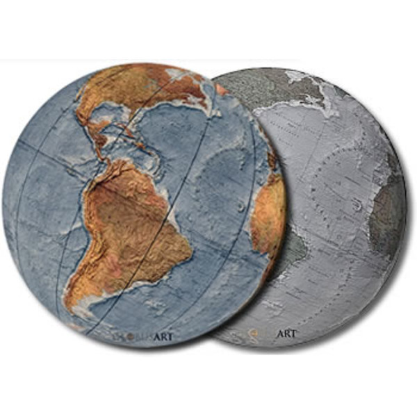 Columbus Globo Duo Alba Acciaio inossidabile (opaco) 34 cm