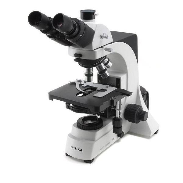 Optika B-600Tph, microscopio trinoculare, 100-1000x, piano acromatico a contrasto di fase
