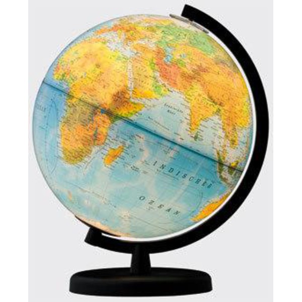 Columbus Globo Mappamondo per bambini Terra nero 26 cm