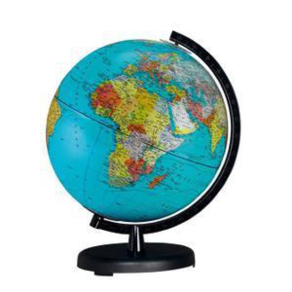 Columbus Globo Mappamondo per bambini Terra nero 26 cm