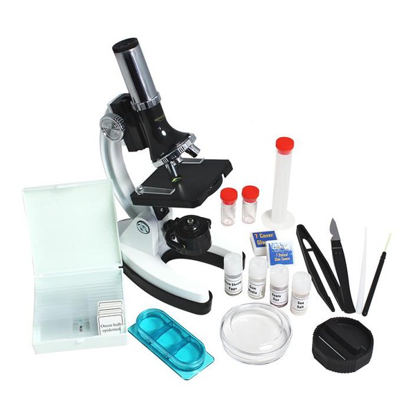 Omegon MonoView , set microscopio, 1200x con manuale