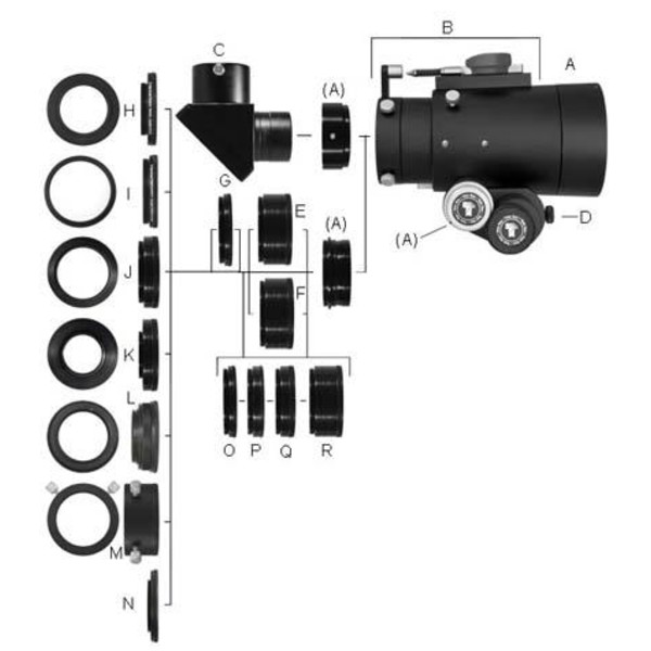 TeleVue prolunga 1" per 2,4"