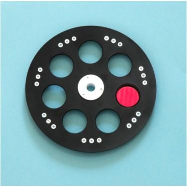 Starlight Xpress Ruota portafiltri USB per 7 filtri da 36mm con filetto 72 mm (maschio) + filetto T (femmina)