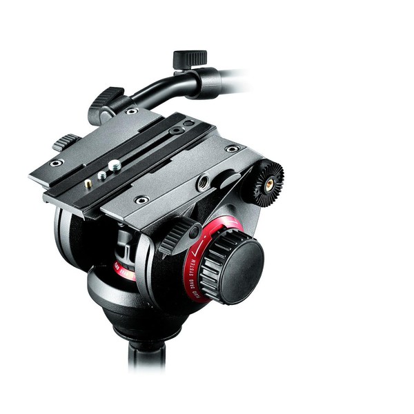 Manfrotto 504HD Video Testa Pro Fluid con piastra cambio rapido 501PL