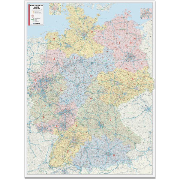 Bacher Verlag Mappa CAP Gemania 1:450.000