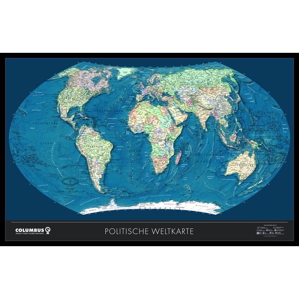 Columbus Weltkarte Satellit TWK 2520