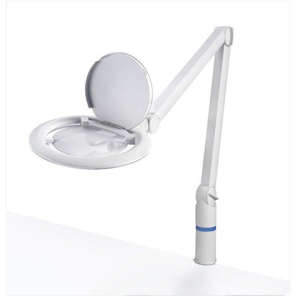 Eschenbach Lampada con lente d'ingrandimento varioLED+, 3,55D, 1,9x, Ø132mm, AA100mm