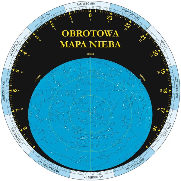 AstroCD Carta Stellare Obrotowa mapa nieba