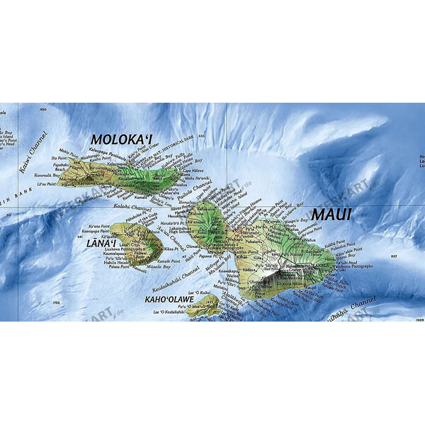 National Geographic Mappa Hawaii (89 x 58 cm)