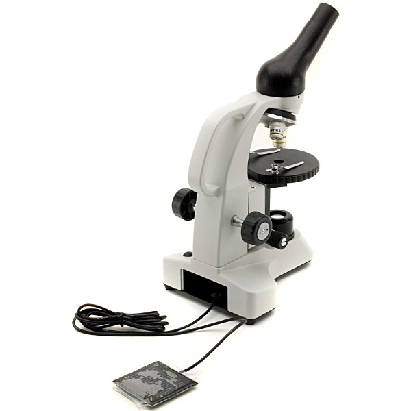 Optika Microscopio B-20 Solar,  monoculare, LED, con pannello solare