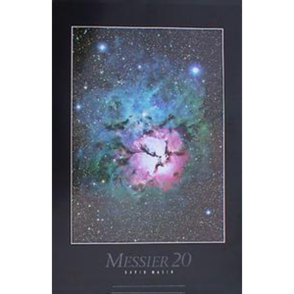 Poster Nebulosa Trifida M 20, scatto di David Malin