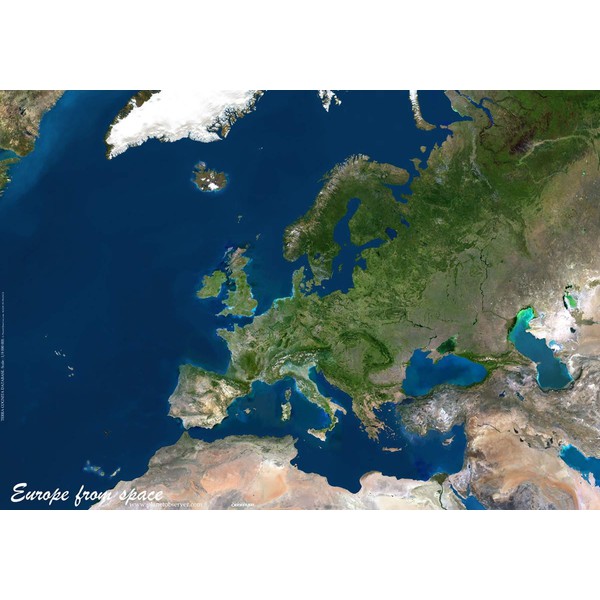 Planet Observer Mappa d'Europa
