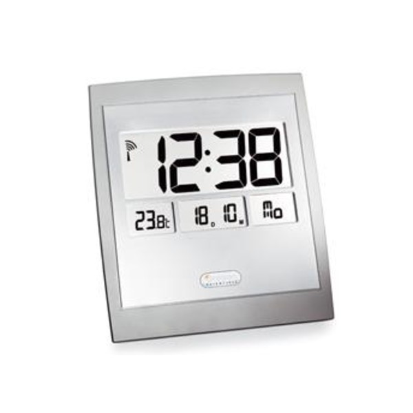 Oregon Scientific Wireless Stazione Meteo Orologio a parete wifi XXL, argento JM 889N-S