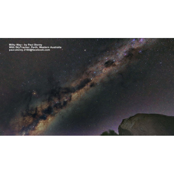 iOptron Montatura Unità d'inseguimento bianca SkyTracker per astrofotografia