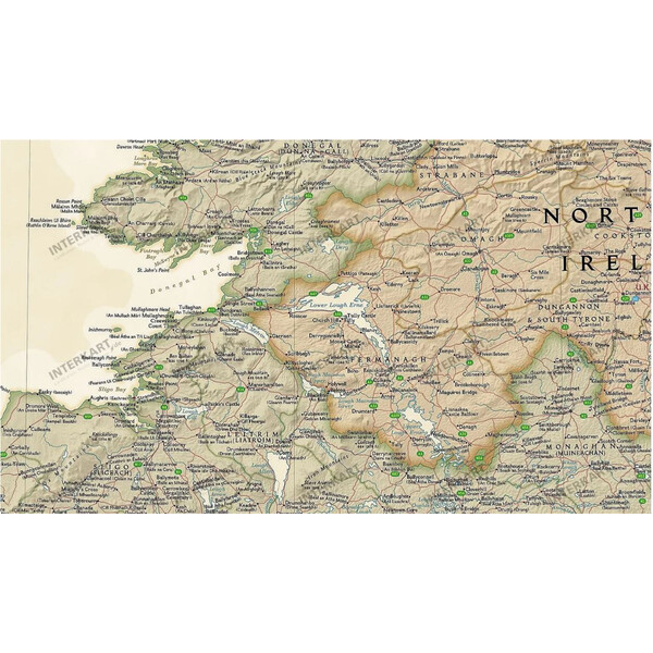 National Geographic Mappa Irlanda (76 x 91 cm)