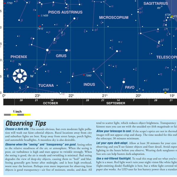 Orion Poster Deep Map 600, carta pieghevole